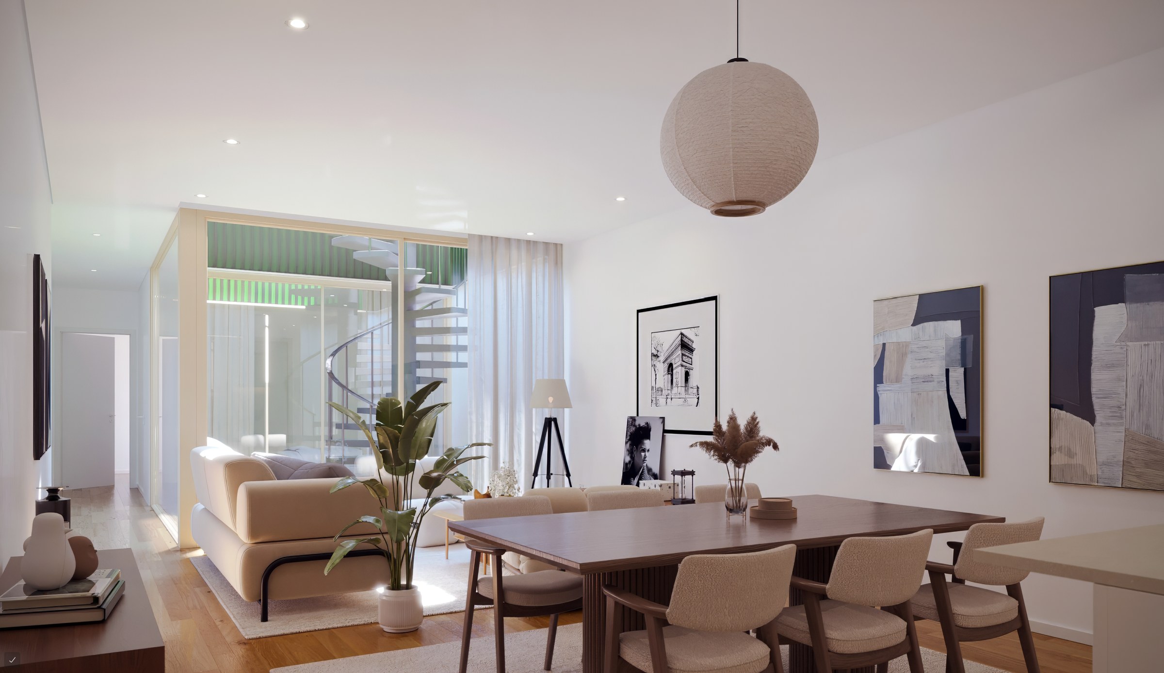 Garden apartment - Living room